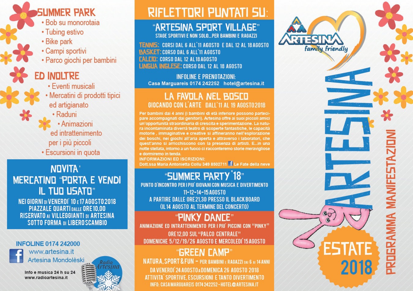 Calendario Eventi Estate 2018